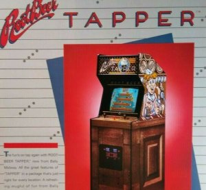 Root Beer Tapper Arcade Flyer 1984 Original Video Game Vintage Retro 8.5 x 11