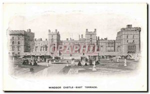 Great Britain London London Old Postcard Windsor Castle East Terrace