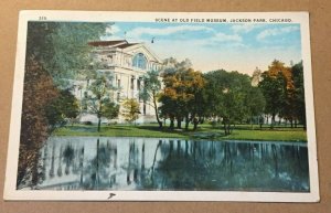 USED .01 POSTCARD OLD FIELD MUSEUM JACKSON PARK CHICAGO ILL.