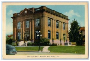 c1950's The Post Office Wolfville Nova Scotia Canada Unposted Postcard