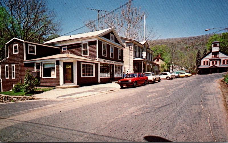 Connecticut New Preston County Route 202 Main Street Scene