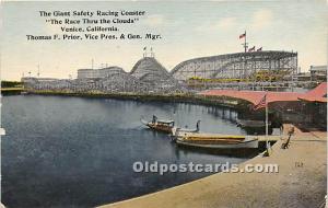 The Giant Safety Racing Coaster, The Race Thru the Clouds Vencie, California,...