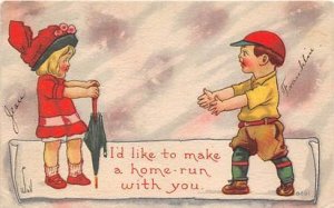  Base Ball Baseball  Post Card