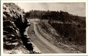 RPPC Hwy, 27 The Airline Route in the Cumberland Mts KY Vintage Postcard B39