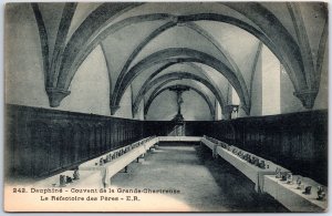 VINTAGE POSTCARD THE GRAND CHARTREUSE CONVENT AT GRENOBLE FRANCE c. 1910