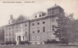 Maine Lewiston Rand Hall Bates College Albertype