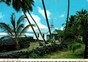 Hawaii Kona Coastline The Blue Church 1974