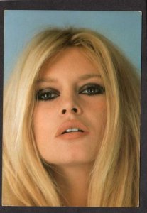 Head Portrait Shot of Brigitte Bardot Photo Movie Star Postcard