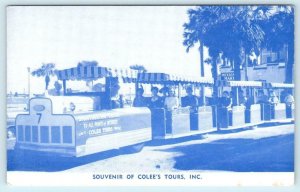 ST. AUGUSTINE, Florida FL ~  COLEE'S TOURS TRAILER TRAIN Sightseeing  Postcard