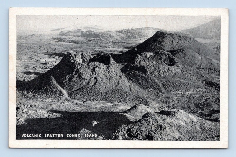 Volcanic Spatter Cones Craters of the Moon ID UNP WB Graycraft Postcard M15