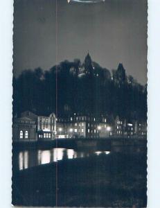 old rppc NIGHT SCENE Altena - Markischer Kreis - North Rhine Germany HM1501