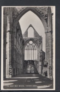 Wales Postcard - The Great West Window, Tintern Abbey   RS19401