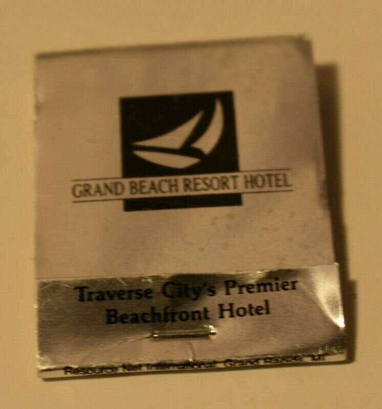 Grand Beach Resort Hotel Traverse City Michigan 20 Strike Silver Matchbook