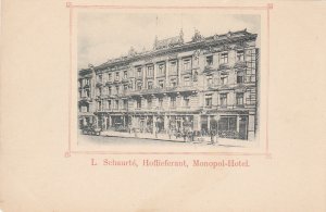 L.Schaurte  Hofieferant  Monopol-Hotel  Belgium  1890s