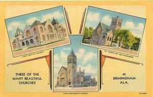 AL, Birmingham, Alabama, Churches, Multi View, Curtich 4A-H881