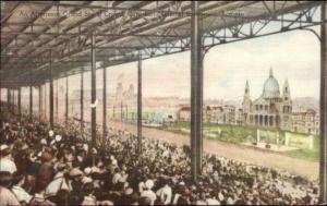 Canadian National Exhibition Horse Racing Grandstand Postcard