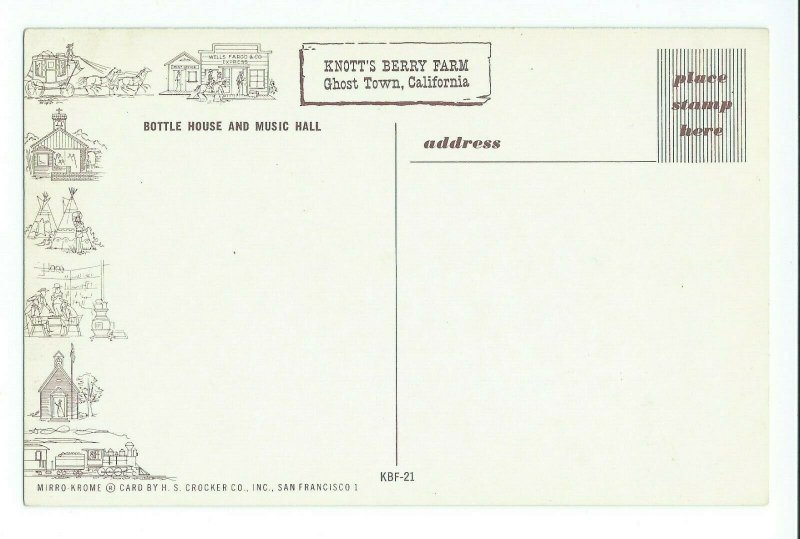 Bottle House and Music Hall Knott's Berry Farm Ghost Town California