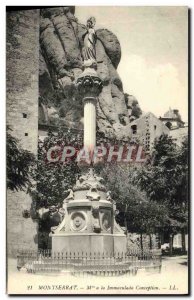 Old Postcard Montserrat Mto has Immaculada Conception