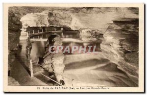 Padirac Old Postcard Lake of the great gours