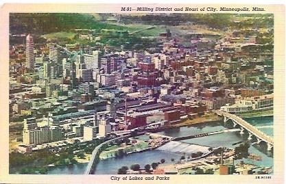 Milling District and Heart of City - Minneapolis, Minnesota