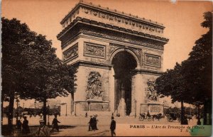 France Paris L'Arc De Triomphe