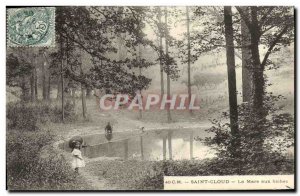 Old Postcard Parc de St Cloud La Mare Aux Biches