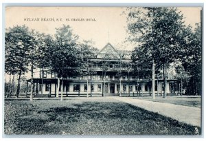 c1910's St. Charles Hotel Sylvan Beach New York NY Tuck's Antique Postcard