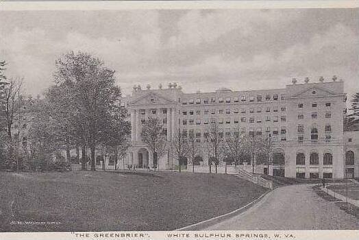 West Virginia White Sulphur Springs The Greenbrier Hotel Albertype