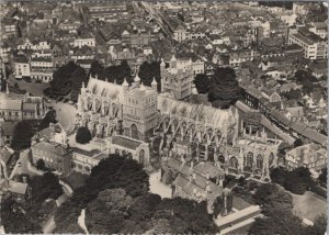Devon Postcard - Aerial View of Exeter Cathedral, Real Photo, Unused  RR22257