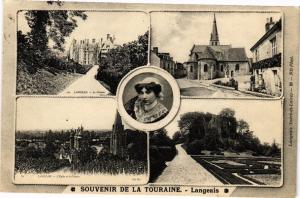 CPA Souvenir de la TOURAINE - LANGEAIS (228623)