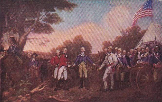 Washington D C Surrender Of Borgoyne Painting In Rotunda Of U S Capitol