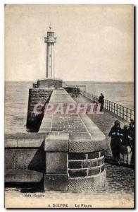 Postcard Old Lighthouse Dieppe