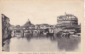 Italy Roma Rome Ponte e Castel San Angelo