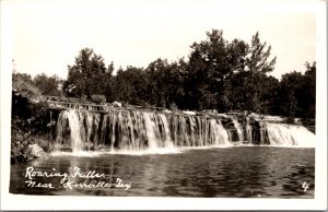 Real Photo Postcard Roaring Falls near Kerrville, Texas
