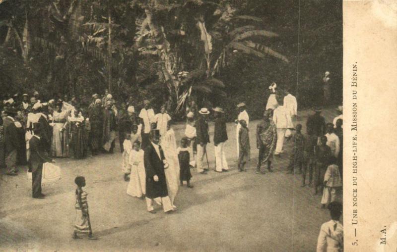 CPA Dahomey Afrique -  Une noce du High-Life- Mission du Bénin (86825)