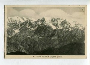 3147316 INDIA Dagshai Snow Hill Himalayas Vintage postcard