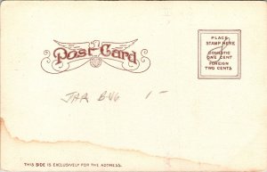 Old Custom House Monterey California CA Antique Postcard UDB UNP Unused 
