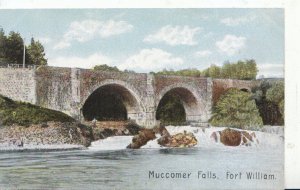 Scotland Postcard - Muccomer Falls - Fort William - Inverness-shire - Ref 5597A