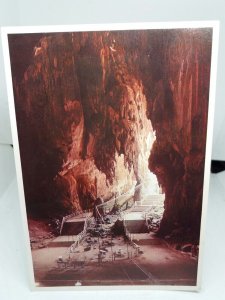 Batu caves Kuala Lumpur Malaysia Vintage Postcard 1972