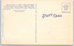 CHATTANOOGA, Tennessee  TN   Roadside INTERSTATE LODGE  c1950s Linen  Postcard