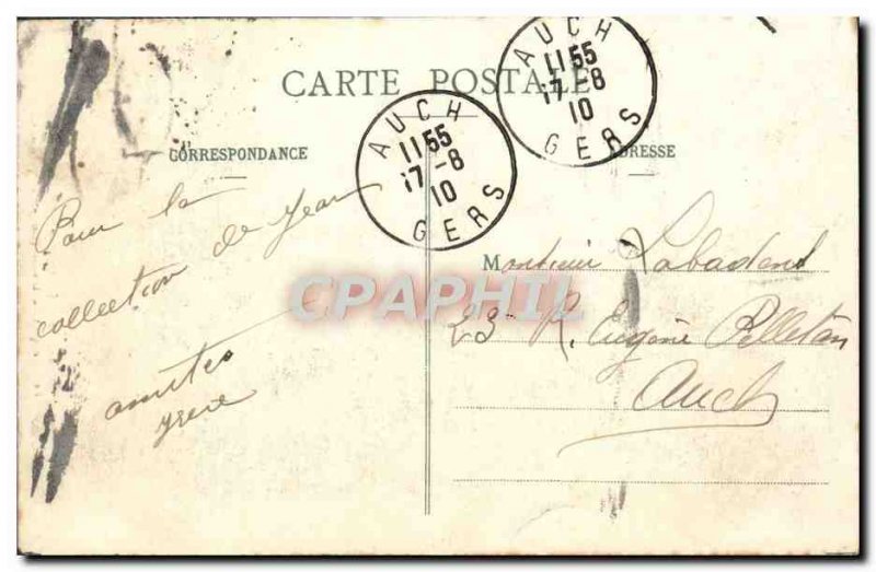 Old Postcard Foret De Fontainebleau Le Bilboquet Devil