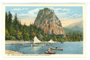 OR - Columbia River Highway. Castle rock