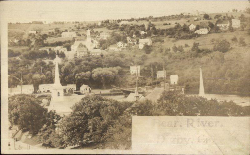 Bear River Nova Scotia NS c1905 Real Photo Postcard