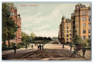 c1910 Vasaplatsen Road View Gothenburg Sweden Antique Unposted Postcard