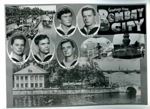 092833 graduates sailors the Leningrad Arctic Maritime School old collage photo