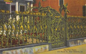 The Corn Fence Before the Civil War - New Orleans, Louisiana LA