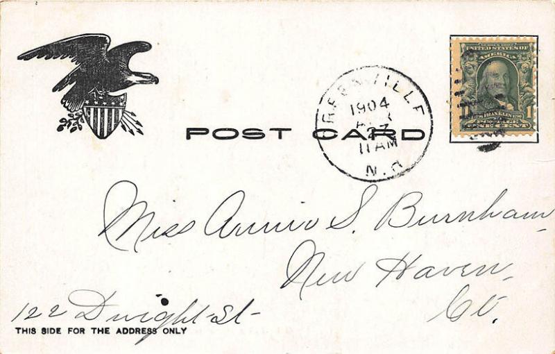 Greenville NH Telephone Office Town House 1904 Postcard