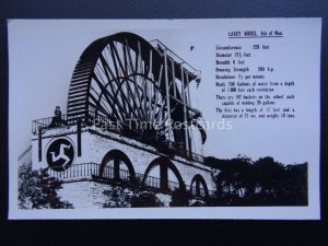 Isle of Man LAXLEY WHEEL c1950's RP Postcard by Ranscombe