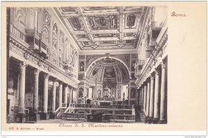 Roma , Chiesa di S. Martino-interno