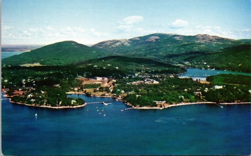 Northeast Harbor Mount Desert Island Maine Me Sargent Mountain Postcard